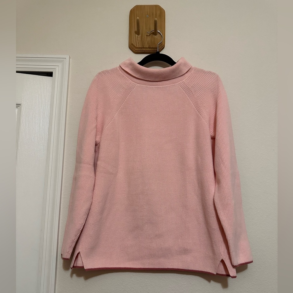Talbots Pink Cowl Neck Sweater